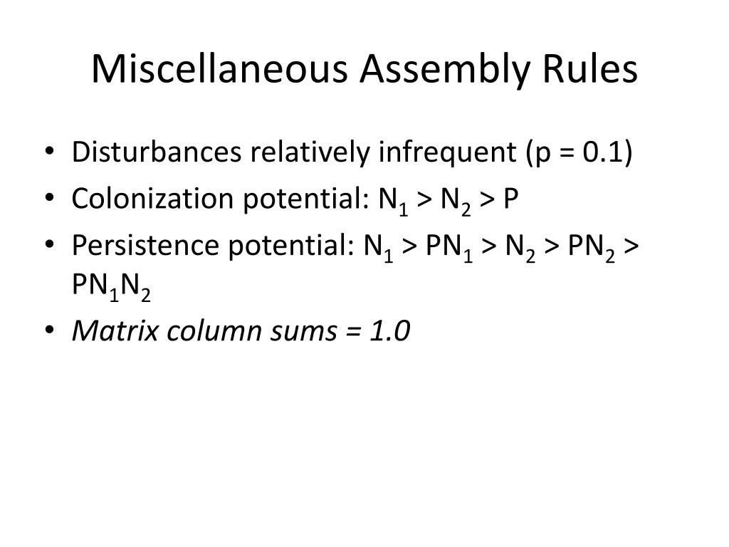 PPT - Edmund M. Hart and Nicholas J. Gotelli Department of Biology The ...