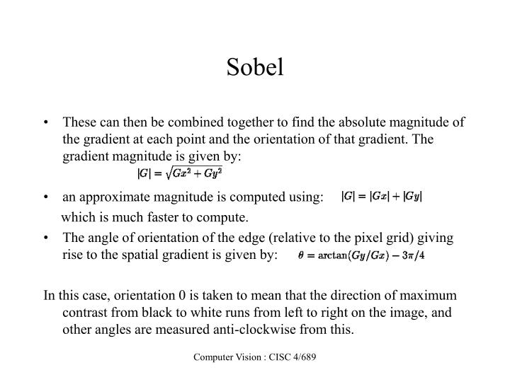 Image edge detection algorithm ppt