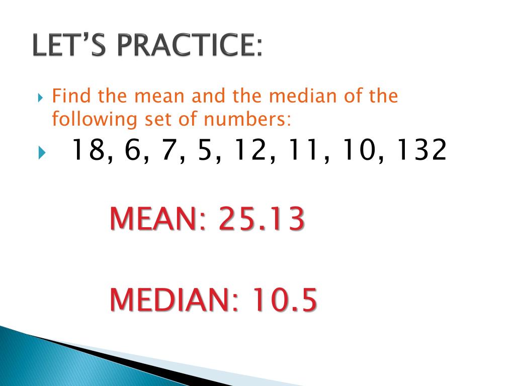 PPT - HOW TO CALCULATE MEAN AND MEDIAN PowerPoint Presentation