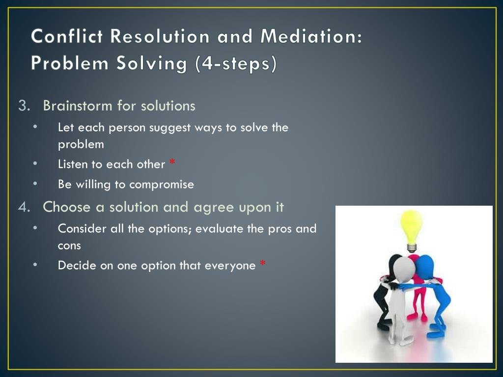 problem solving approach to mediation