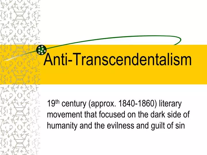 an introduction to the literary movement of transcendentalism an introduction to the literary movement of transcendentalism