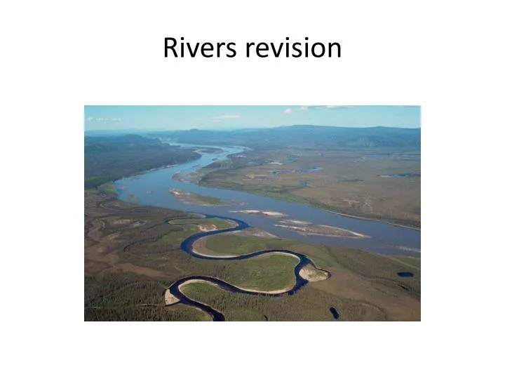 rivers revision n.