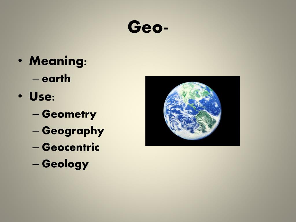 words starting with letters geo