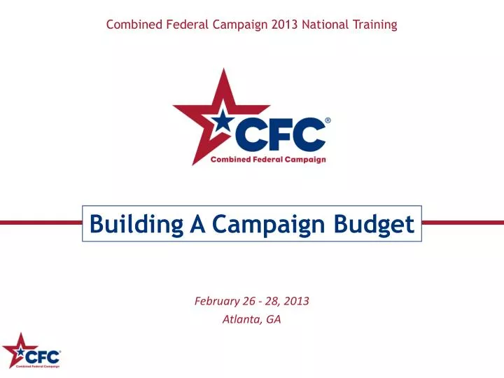 Ppt Combined Federal Campaign 2013 National Training