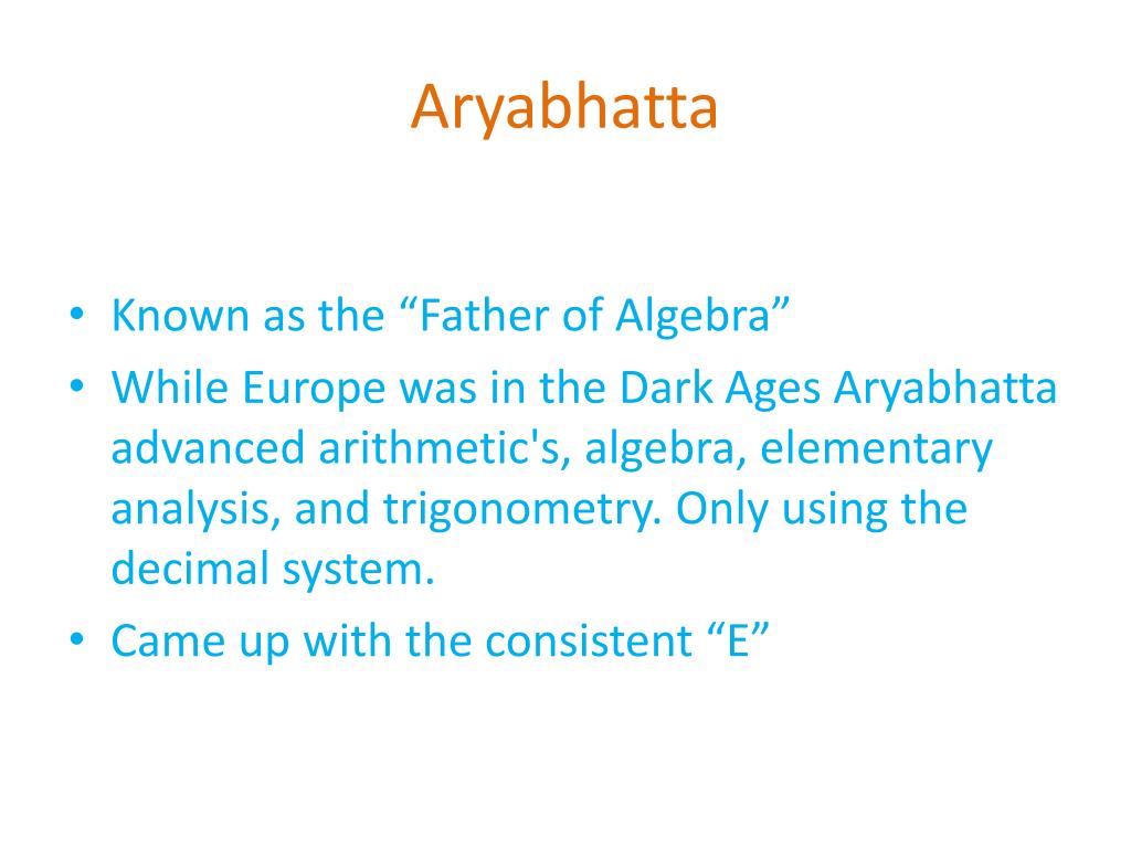 Aryabhata the Elder