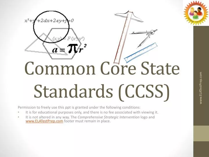 Ppt Common Core State Standards Ccss Powerpoint Presentation Free