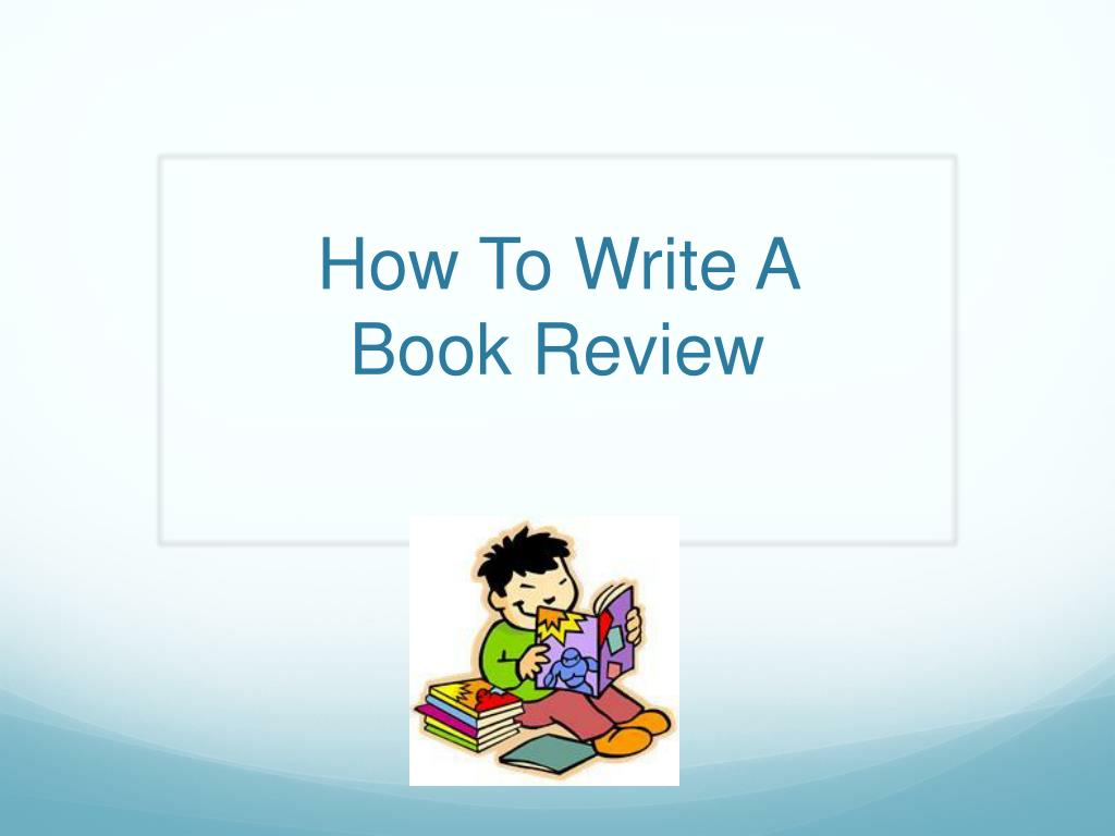 writing a book review ppt