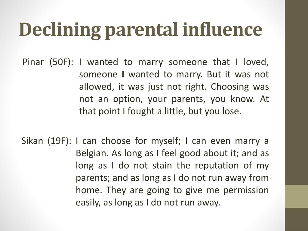 Influence Declining PPT - Klaartje Van Kerckem Ghent University PowerPoint Presentation ...