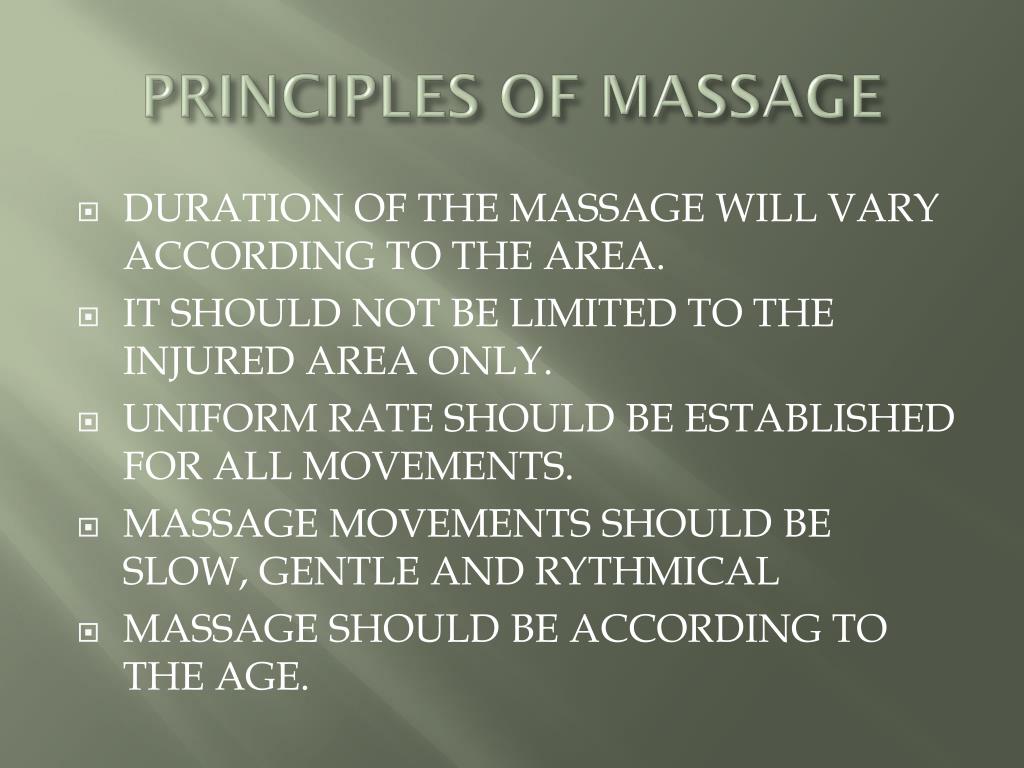 Ppt Massage Powerpoint Presentation Free Download Id 2692242