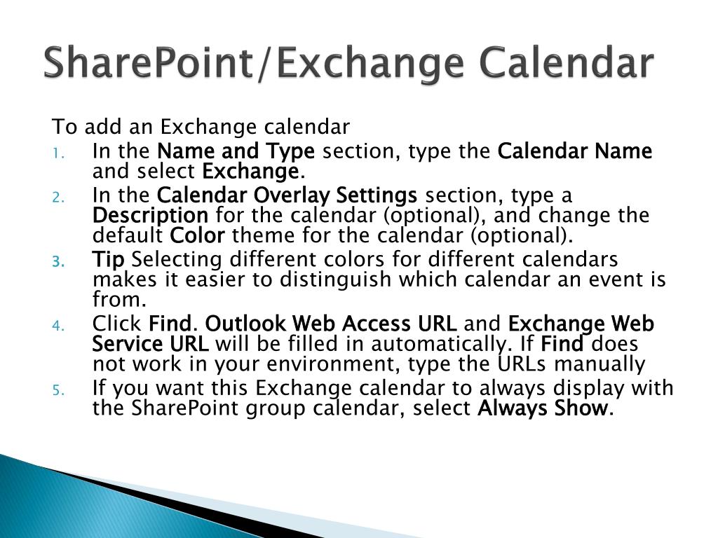 PPT SharePoint Calendars PowerPoint Presentation, free download ID