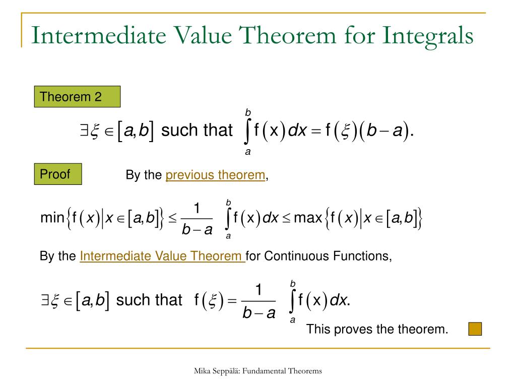 theorem of intermediate value Inside Intermediate Value Theorem Worksheet