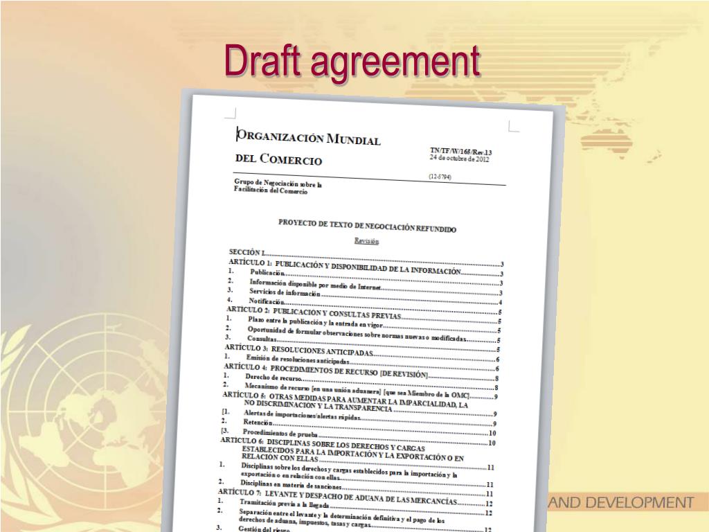 PPT - Negotiations on trade facilitation at the World Trade ...