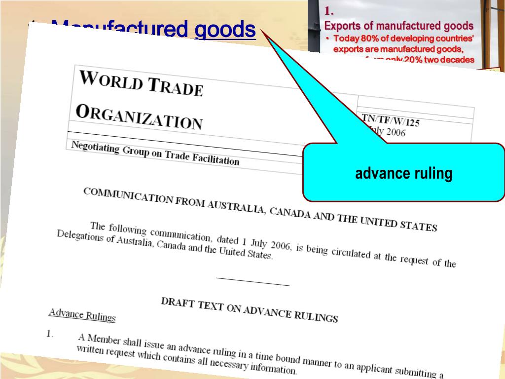 PPT - Negotiations on trade facilitation at the World Trade ...
