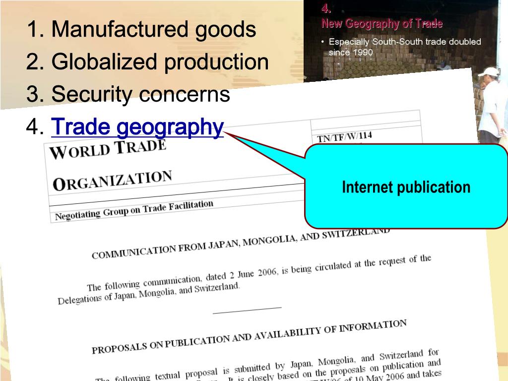 PPT - Negotiations on trade facilitation at the World Trade ...