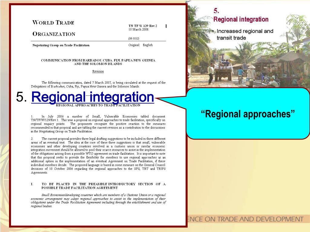 PPT - Negotiations on trade facilitation at the World Trade ...