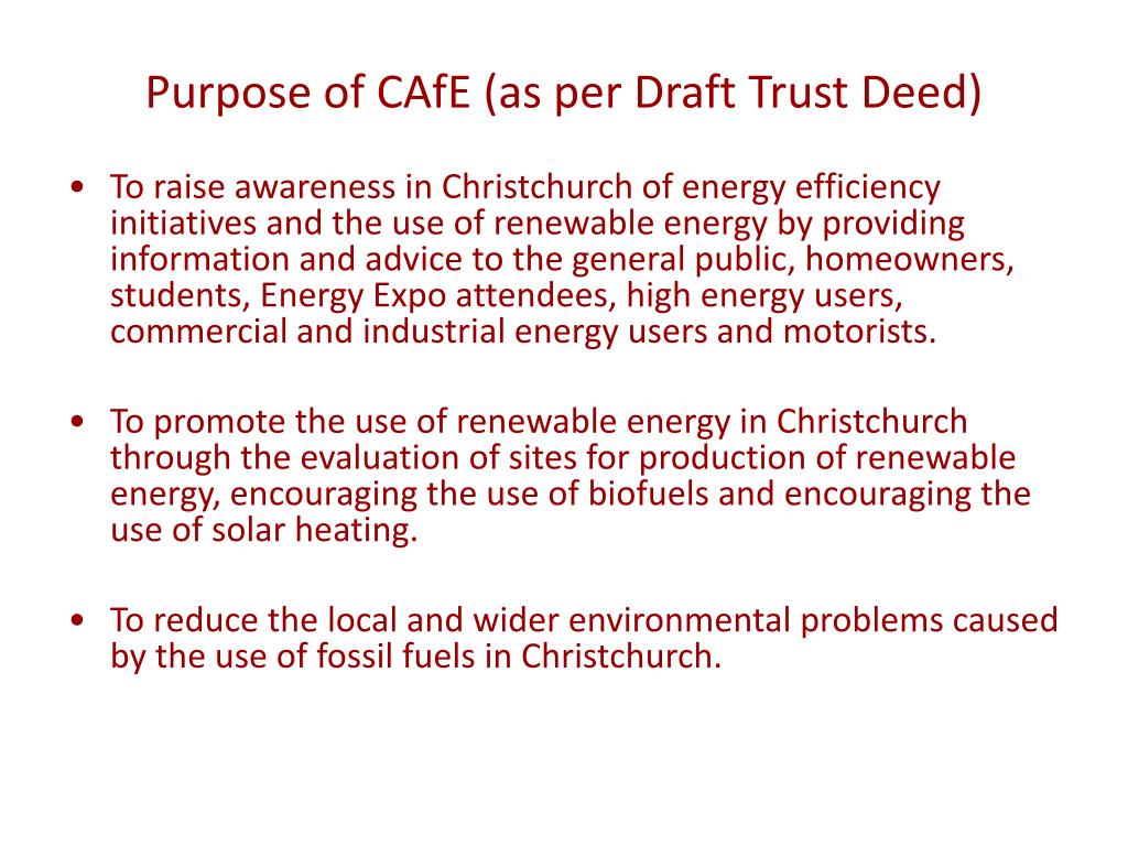 PPT Christchurch Agency For Energy CAfE PowerPoint Presentation 