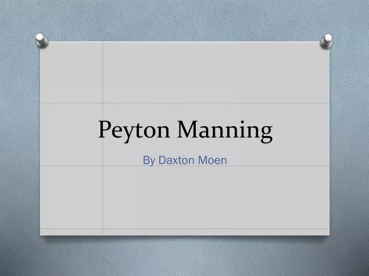 peyton manning n.