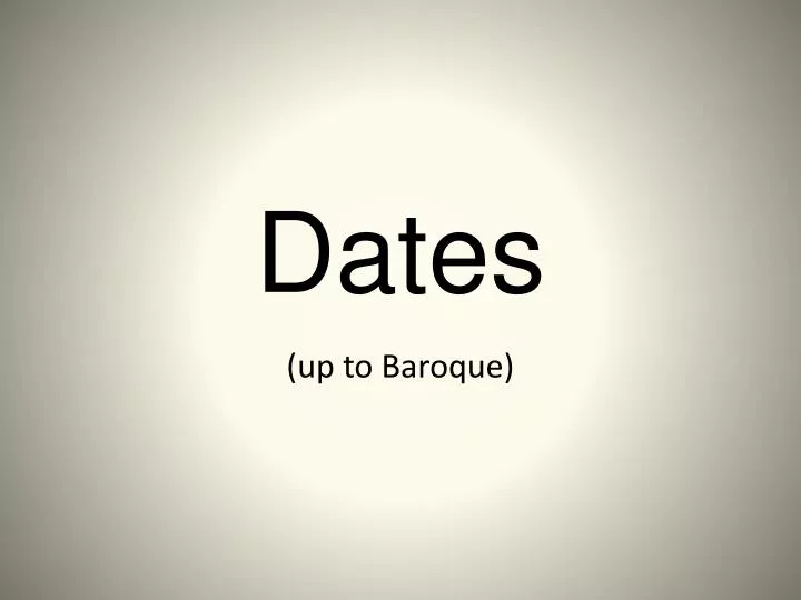 dates n.
