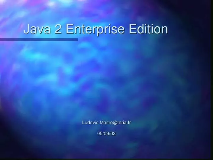 PPT - Java 2 Enterprise Edition PowerPoint Presentation, free download ...