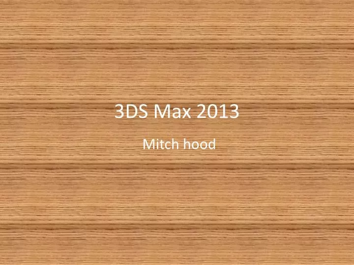 3ds max 2013 n.