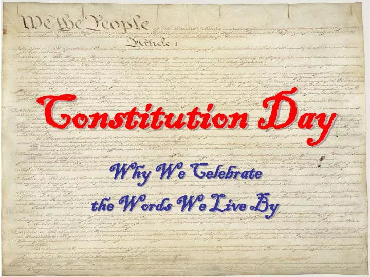 PPT Constitution Day PowerPoint Presentation, free download ID2695664