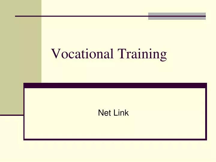 vocational training n.