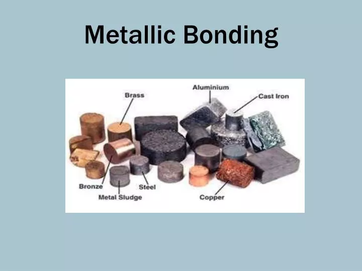 metallic bonding n.