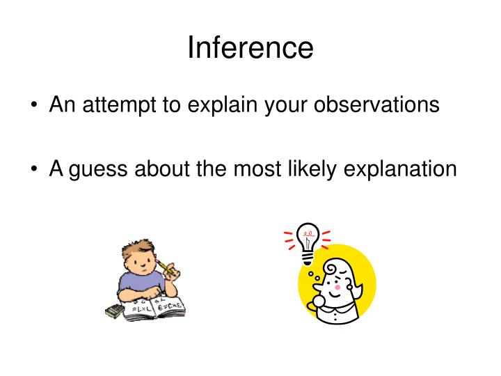 observation vs inference