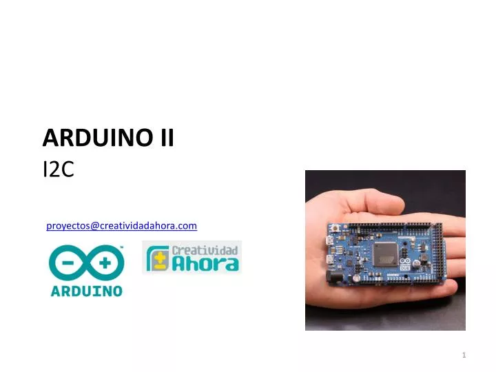 PPT - ARDUINO II I2C PowerPoint Presentation, free download - ID:2697280