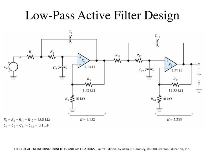 low pass filter designer