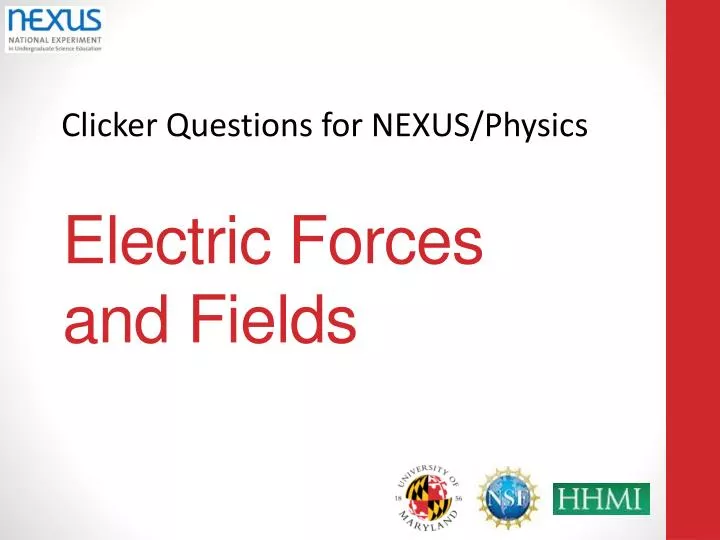 electric forces and fields n.