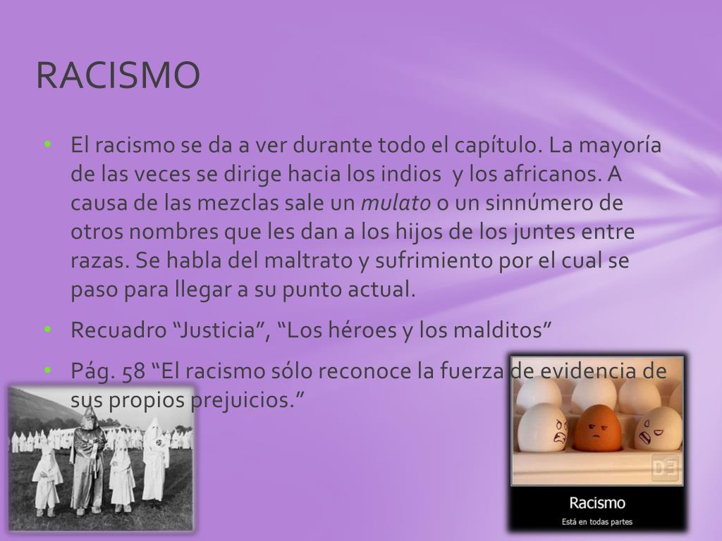 PPT - Curso básico de racismo y de machismo ( páginas 45-79) PowerPoint