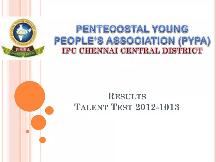 results talent test 2012 1013 n.