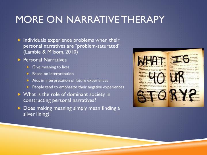 narrative therapy narrative therapy