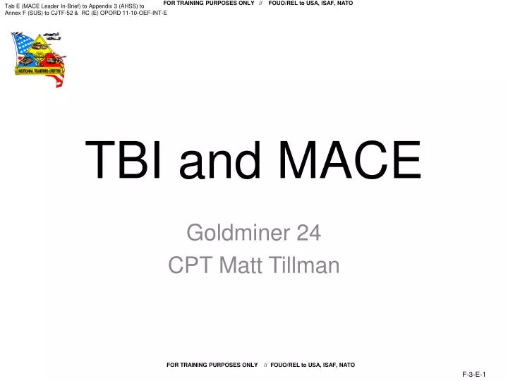 PPT TBI and MACE PowerPoint Presentation, free download ID2699821