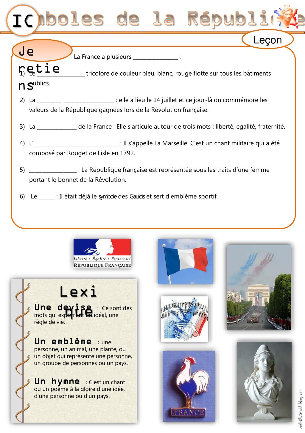 Les Symboles De La Republique Ce1 PPT - Les symboles de la République PowerPoint Presentation, free download - ID:2700582