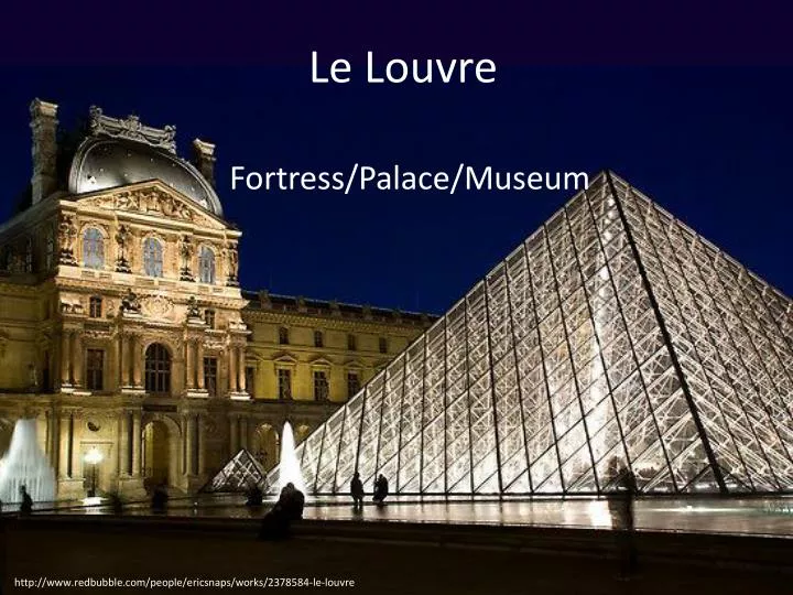 ppt le louvre powerpoint presentation id 2701885 template for business report