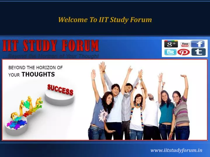welcome to iit study forum n.