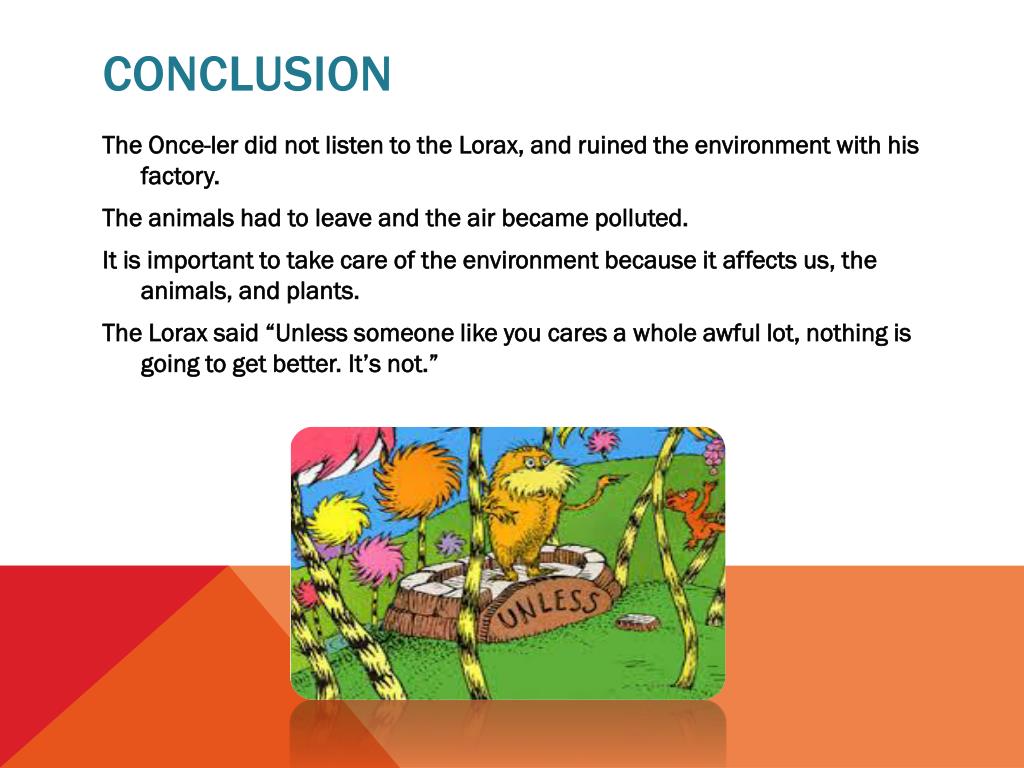 environmental essay based on the lorax