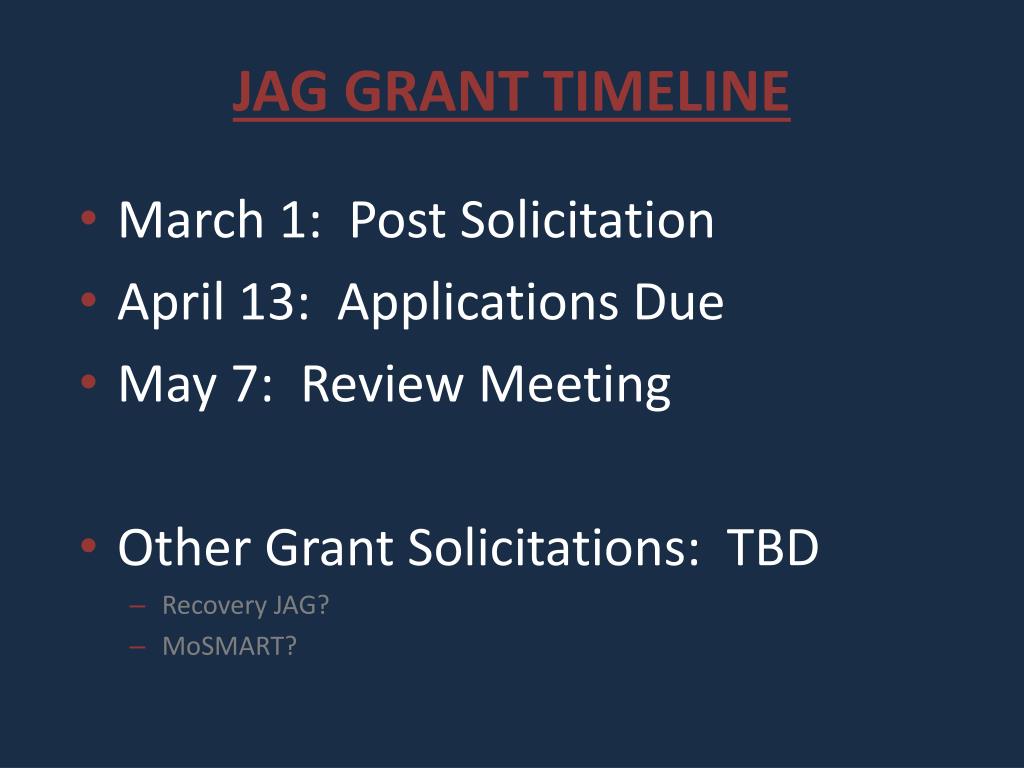 PPT Edward Byrne Memorial Justice Assistance Grant (JAG) 2012 PreBid