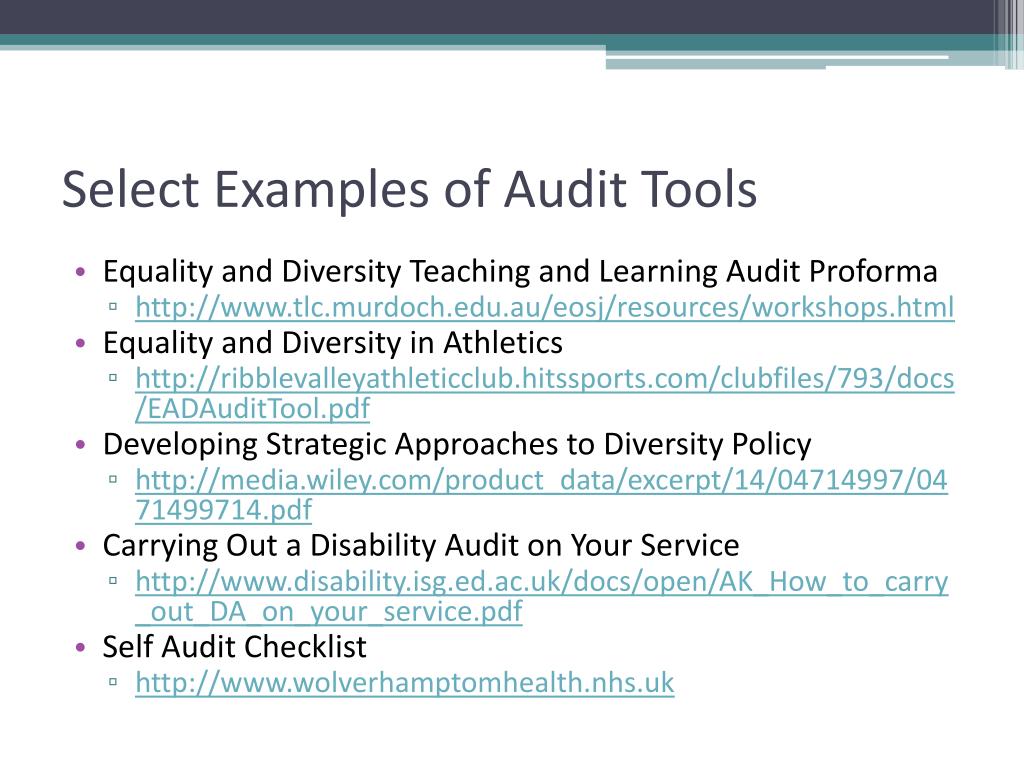 Ppt Diversity Audit Tools Assessing Disability Within Diversity In Higher Education Powerpoint Presentation Id 2703530