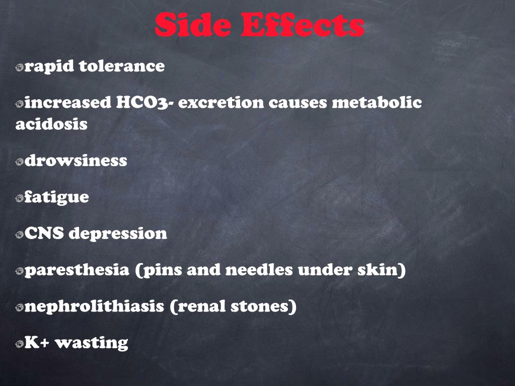 how long do side effects of diuretics last