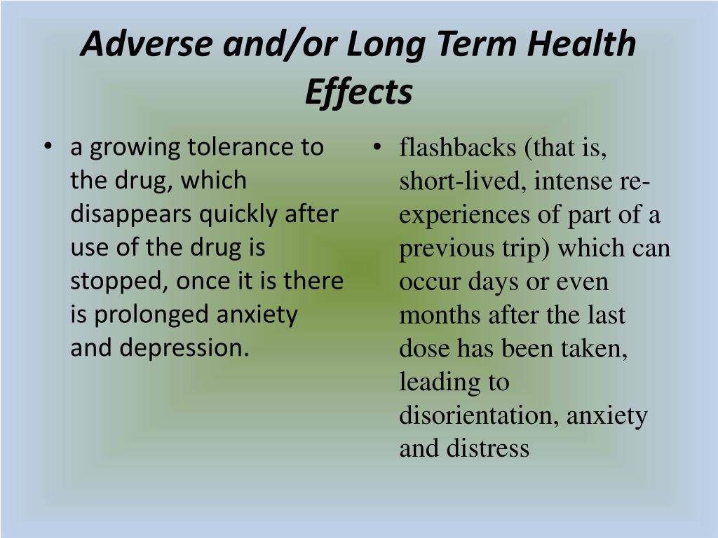 antihistamines side effects long term use