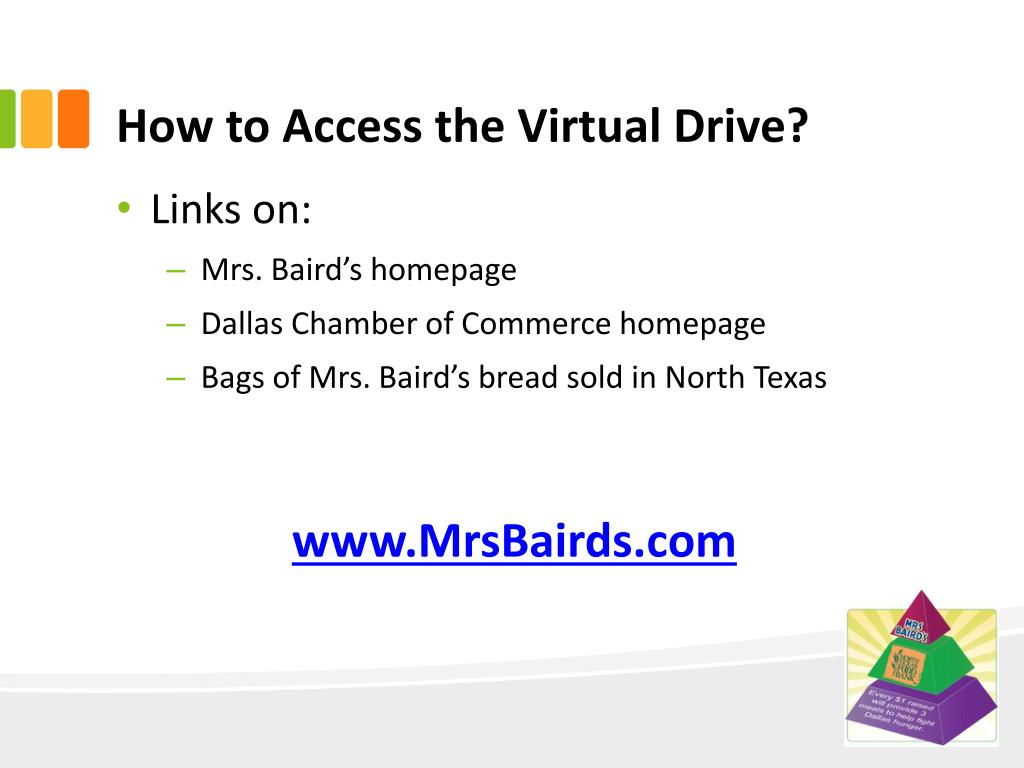 PPT 100 for 100 Pyramid Scheme Virtual Food Drive PowerPoint