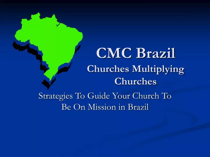 cmc brazil churches multiplying churches n.
