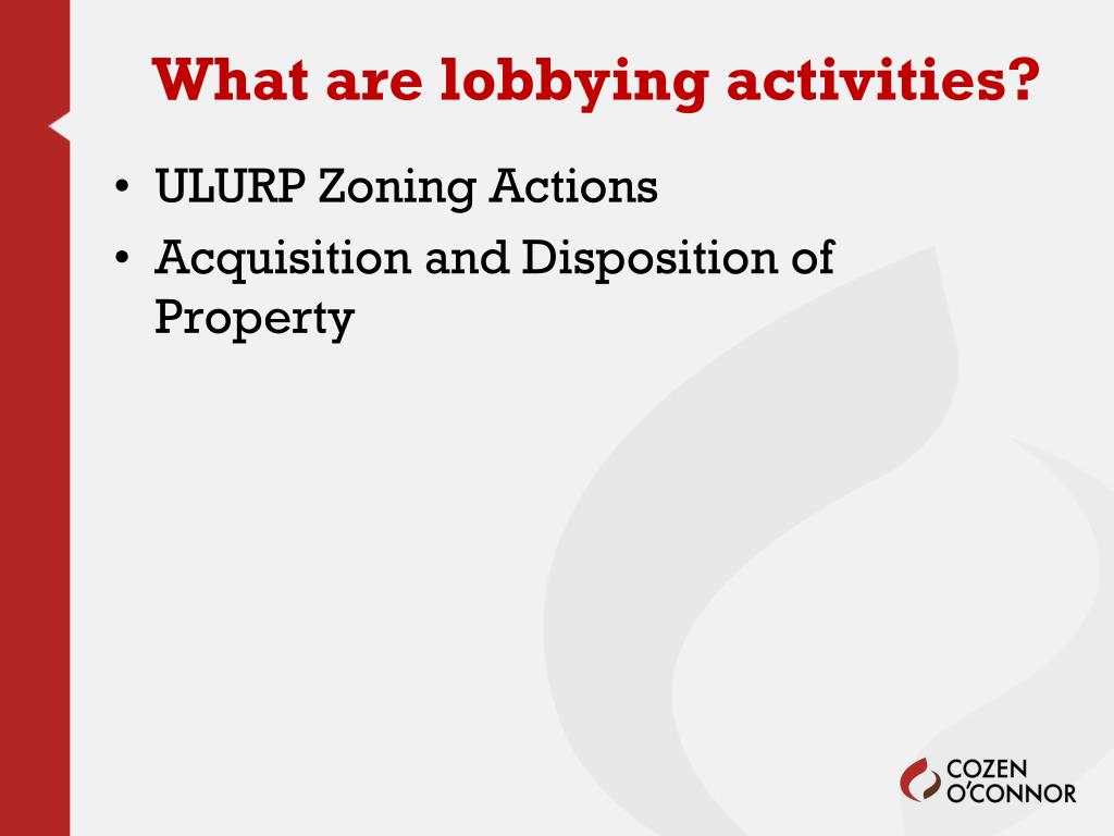 Lobby Activity PPT - American Council of Engineering Companies of New York Lobbying ...