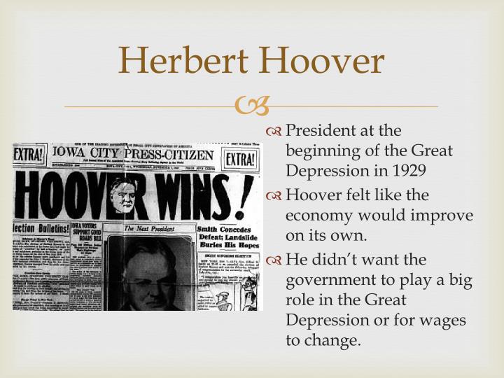 PPT - Hoover vs. Roosevelt PowerPoint Presentation - ID:2706156