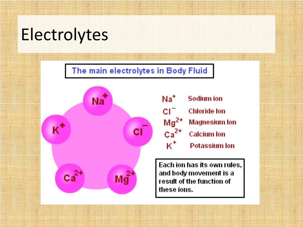 PPT Electrolytes PowerPoint Presentation Free Download ID 2706781