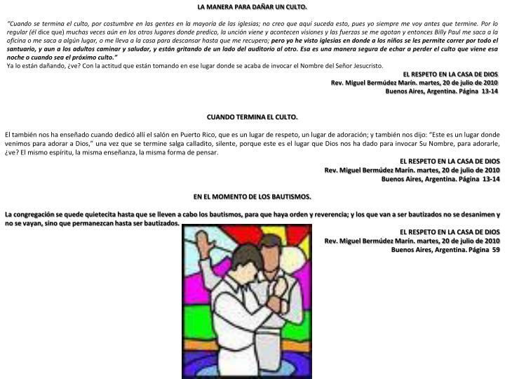 PPT - El Respeto en la Casa de Dios. PowerPoint Presentation - ID:2707001