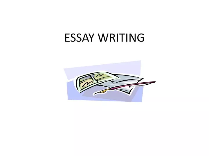 presentation of essay writing